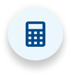 icon tarief berekenen blok menu ipad en mobiel
