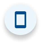 icon smartphones blok menu ipad en mobiel